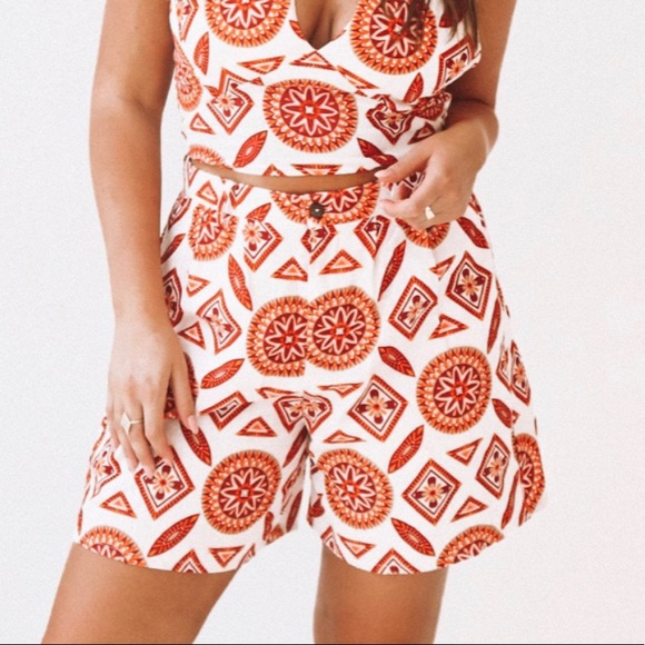 Her Pony The Label Dakota Linen Bermuda Shorts size 4 - Picture 3 of 11